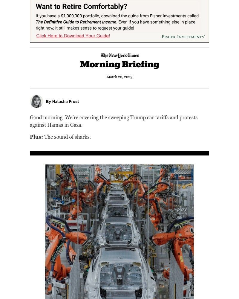 Screenshot of email with subject /media/emails/friday-briefing-a-shock-to-the-auto-industry-aee23a-cropped-82553972.jpg