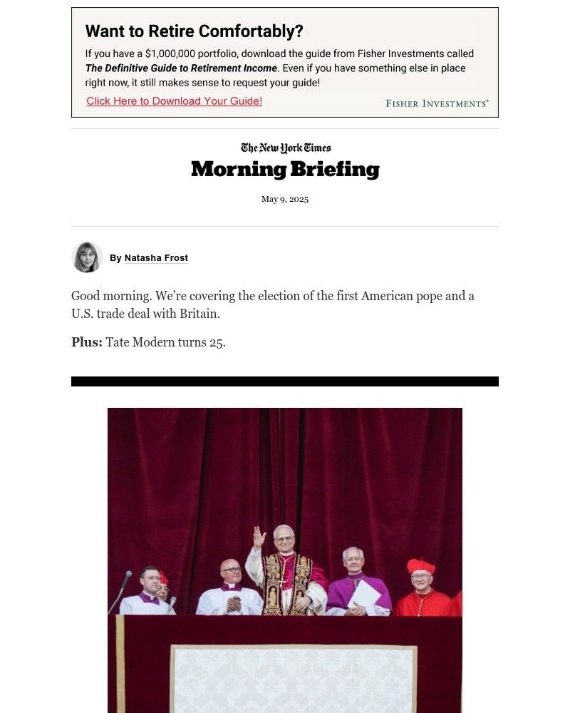 Screenshot of email with subject /media/emails/friday-briefing-an-american-pope-375ca7-cropped-790bff1d.jpg