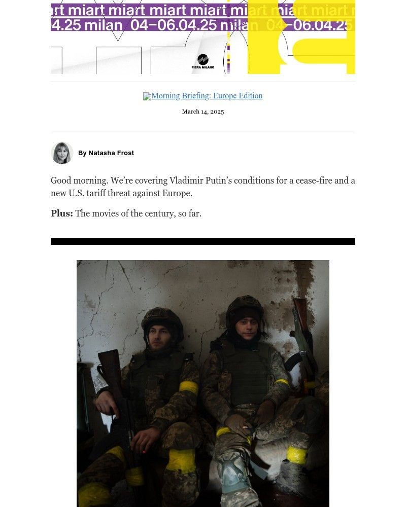Screenshot of email with subject /media/emails/friday-briefing-putins-conditions-for-a-truce-9f7390-cropped-cbc18bd1.jpg