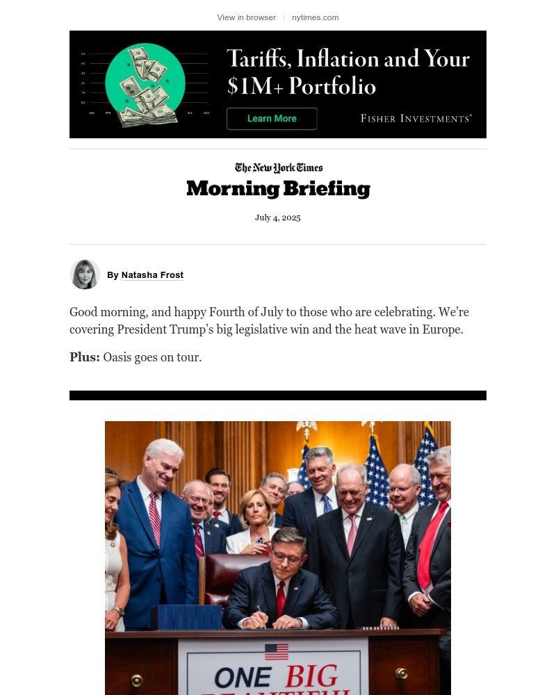 Screenshot of email with subject /media/emails/friday-briefing-the-house-passed-trumps-bill-e31203-cropped-7d548072.jpg