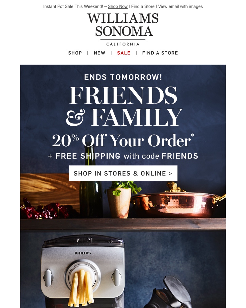 Screenshot of email with subject /media/emails/friends-family-event-extra-20-off-clearance-ends-soon-cropped-7506e306.jpg