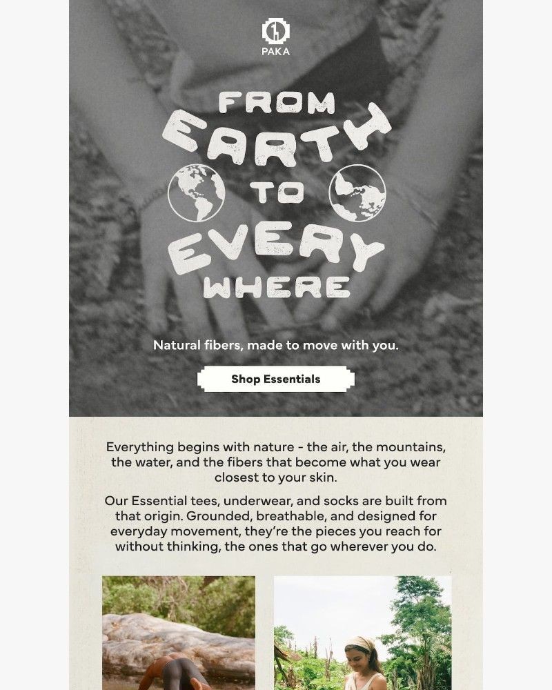 Screenshot of email sent to a Paka Newsletter subscriber