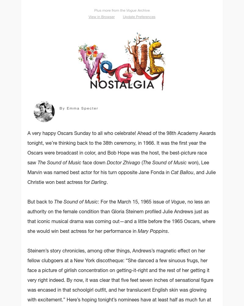 Screenshot of email with subject /media/emails/from-the-archives-the-secret-of-julie-andrews-success-03f9c1-cropped-29677109.jpg
