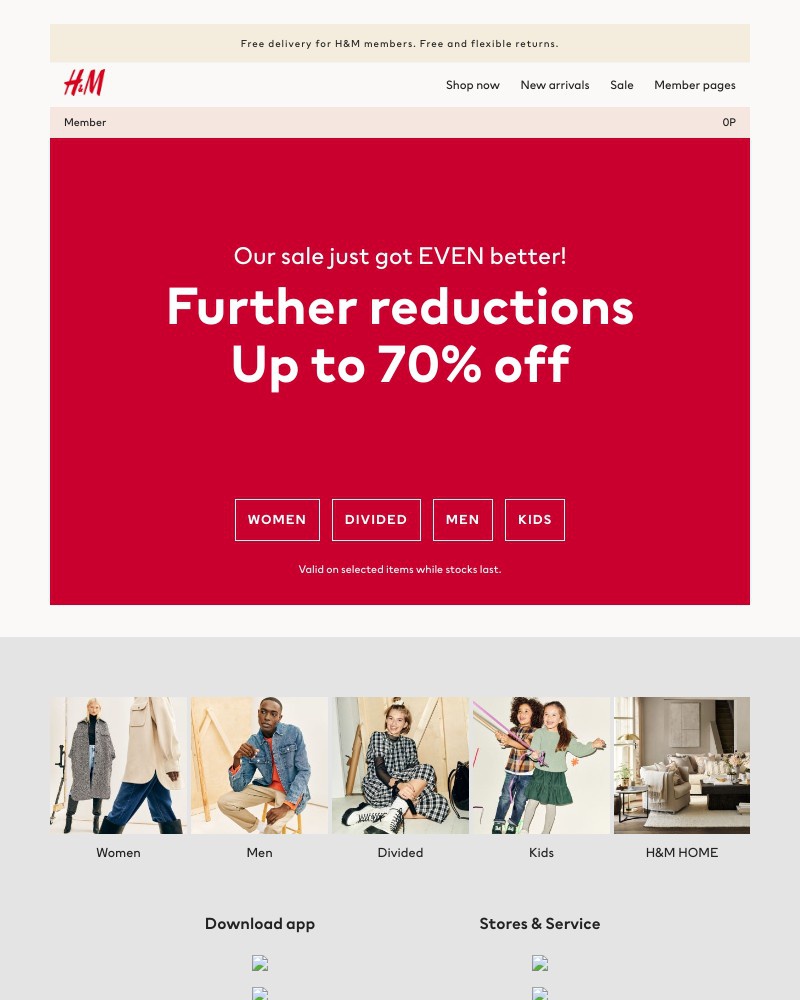 Screenshot of email with subject /media/emails/further-reductions-on-sale-up-to-70-off-944ef3-cropped-6db4ec1f.jpg