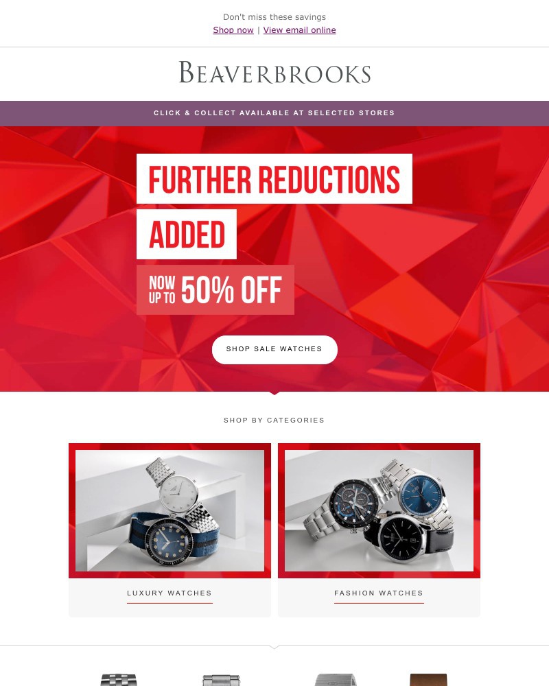 Screenshot of email with subject /media/emails/further-reductions-on-sale-watches-d3e0ea-cropped-b92cd3a9.jpg
