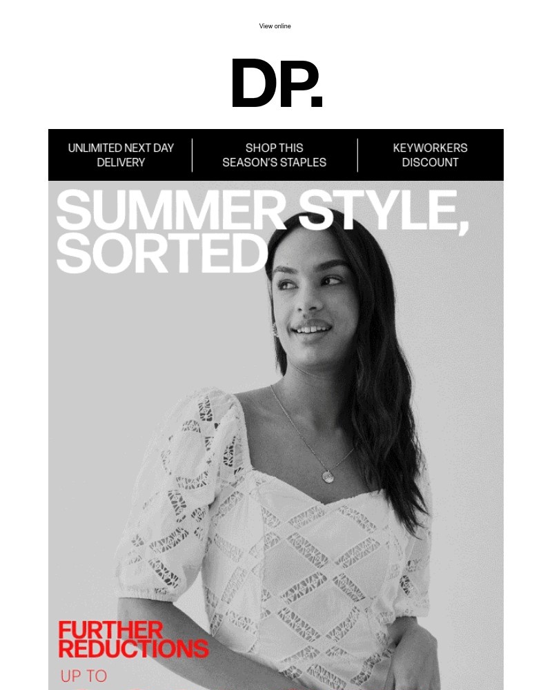 Screenshot of email with subject /media/emails/further-reductions-up-to-80-off-summer-looks-e51e75-cropped-d8ea7aef.jpg
