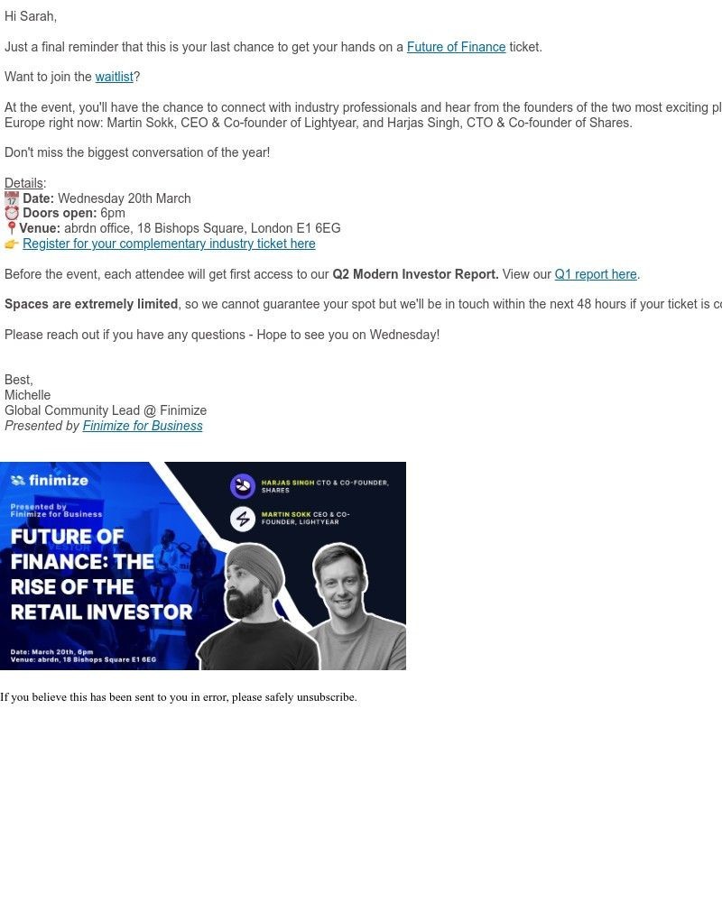 Screenshot of email with subject /media/emails/future-of-finance-waitlist-closing-soon-reserve-your-spot-8b510c-cropped-061e0fac.jpg