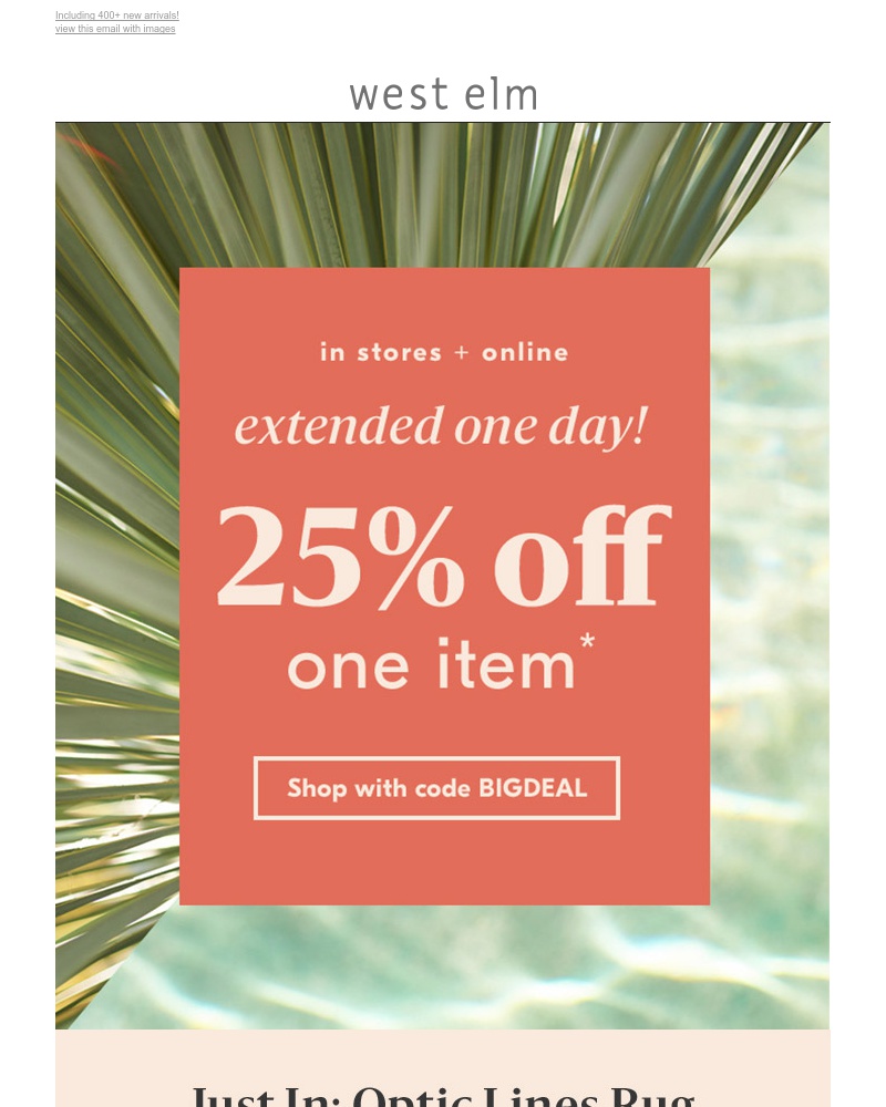 Screenshot of email with subject /media/emails/fwd-25-off-one-item-extended-cropped-70486cb2.jpg