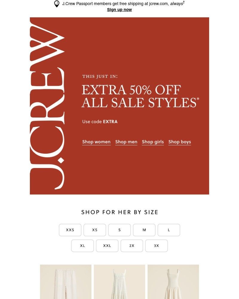 Screenshot of email with subject /media/emails/fyi-extra-50-off-sale-is-happening-now-cf4133-cropped-8d389e80.jpg