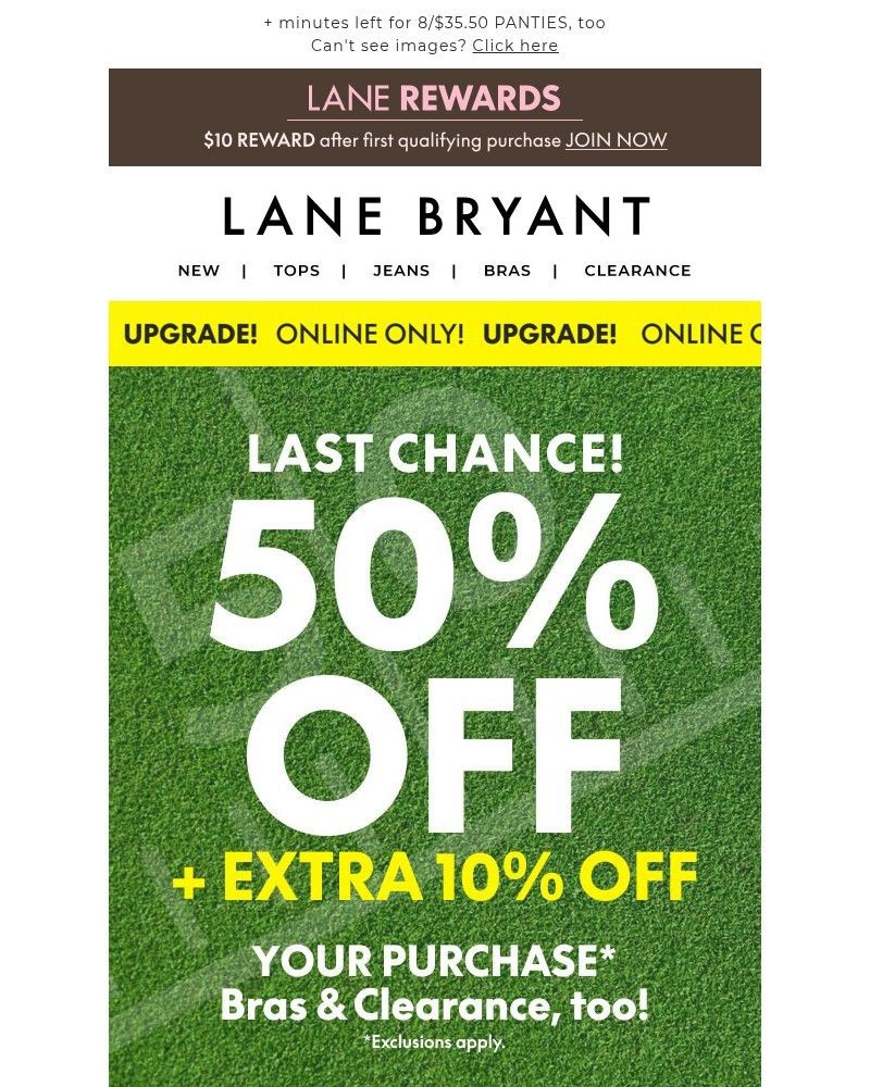 Screenshot of email with subject /media/emails/game-almost-over-50-off-extra-10-off-clothing-bras-bd8de4-cropped-bf93da22.jpg