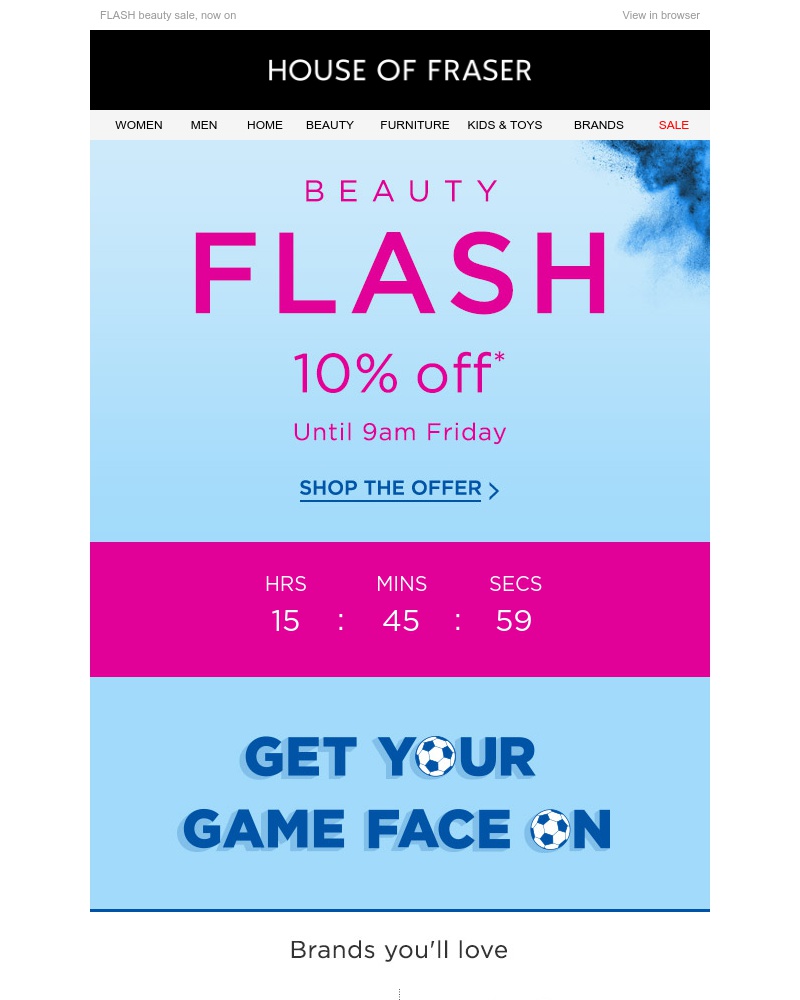 Screenshot of email with subject /media/emails/game-face-on-10-off-beauty-fragrance-until-9am-tomorrow-cropped-adc3abf5.jpg