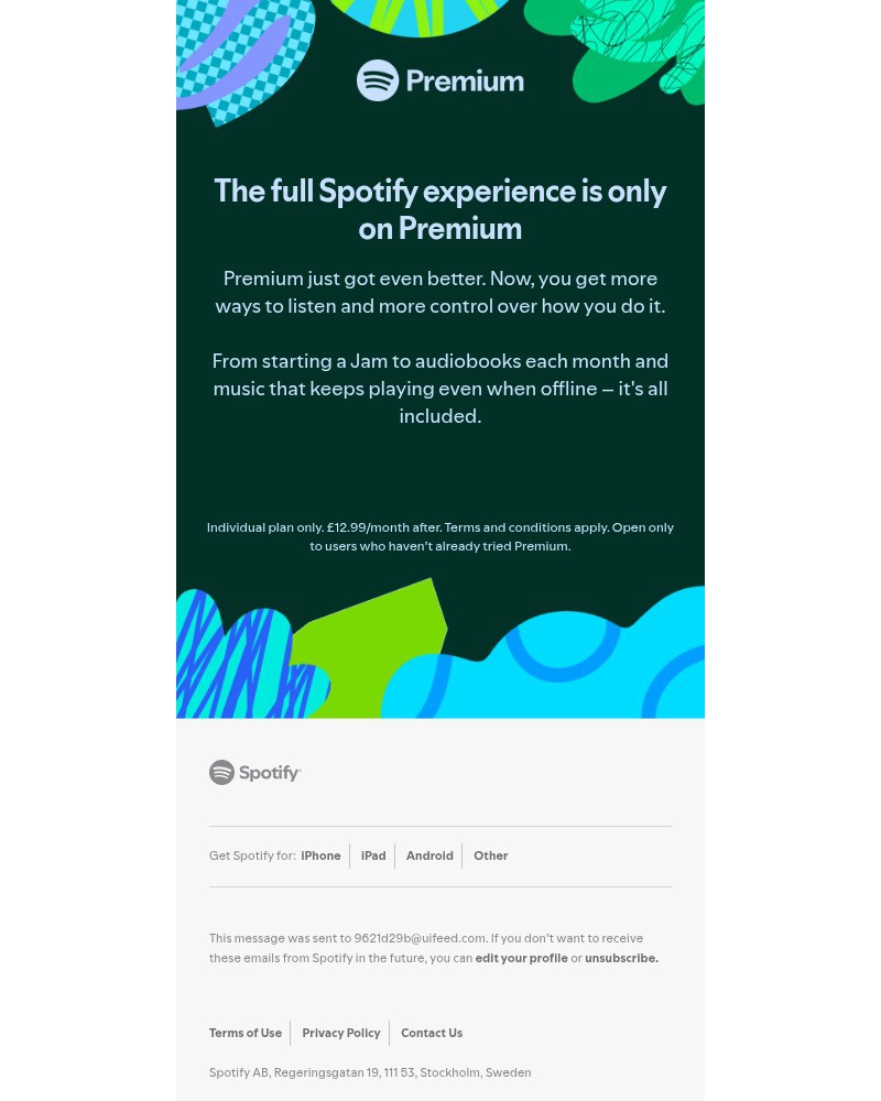 Screenshot of email with subject /media/emails/get-1-month-of-spotify-premium-for-free-now-with-more-to-love-923f9b-cropped-eb7fcc9c.jpg