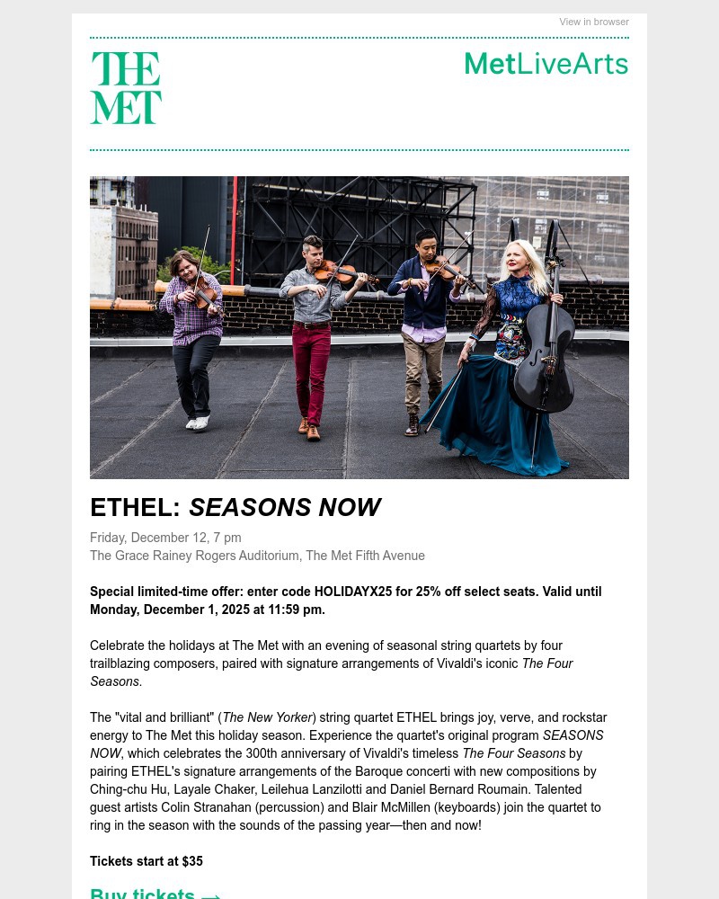 Screenshot of email with subject /media/emails/get-25-off-to-celebrate-the-holidays-with-a-one-night-performance-at-the-met-22a6_HkTRLyF.jpg