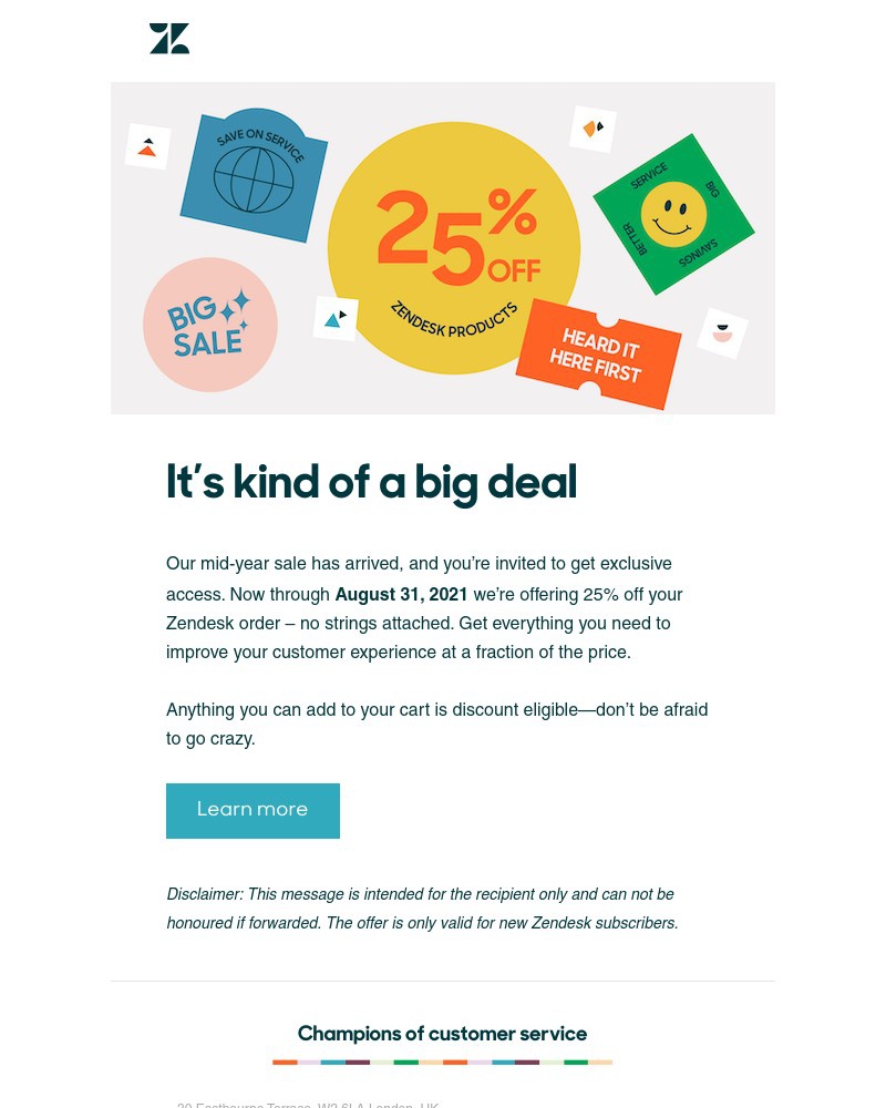 Screenshot of email with subject /media/emails/get-25-off-zendesk-products-a84947-cropped-3e7c0b3a.jpg