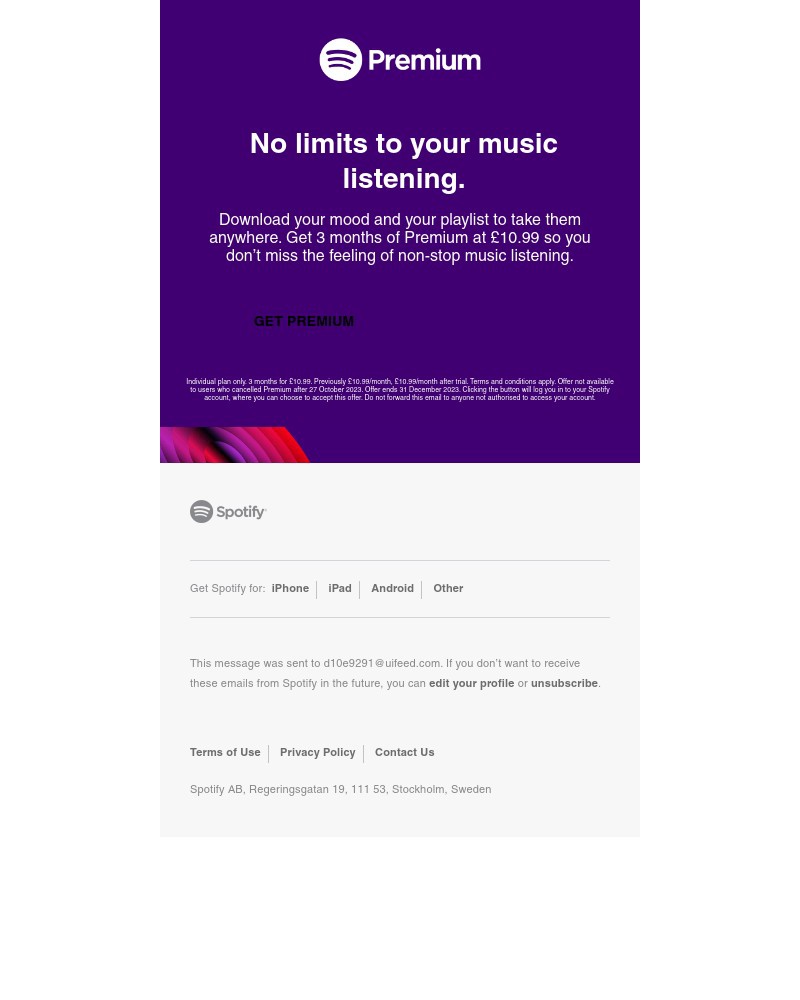 Screenshot of email with subject /media/emails/get-3-months-of-spotify-premium-for-1099-while-you-can-93b885-cropped-77b8cc11.jpg