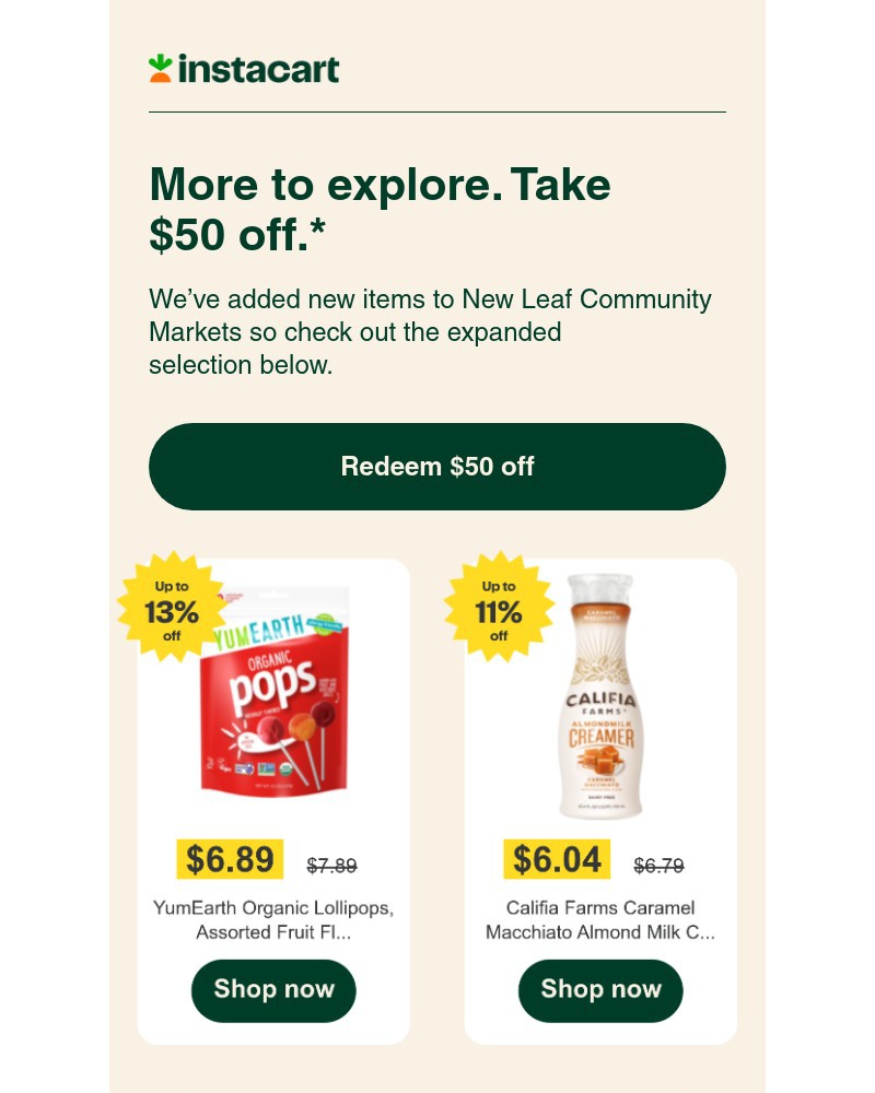Screenshot of email with subject /media/emails/get-50-off-discover-new-items-at-new-leaf-community-markets-684763-cropped-9ecc2880.jpg