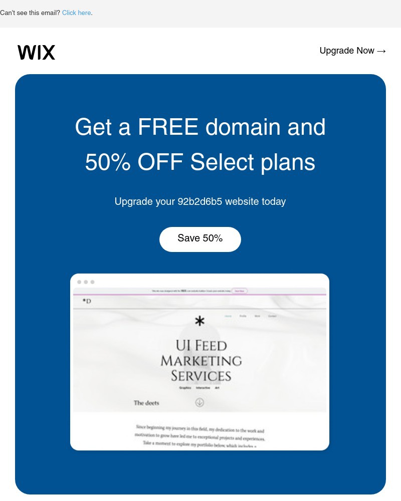 Screenshot of email with subject /media/emails/get-50-off-save-big-on-features-to-boost-your-site-19b64b-cropped-661d80c7.jpg