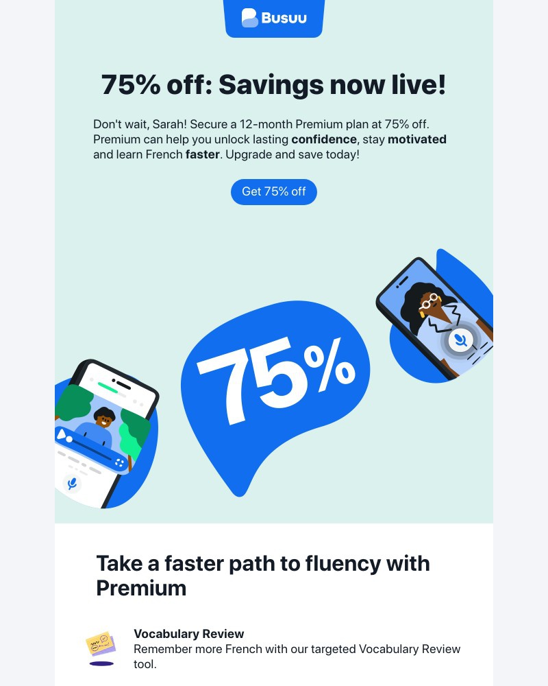 Screenshot of email with subject /media/emails/get-75-off-busuu-premium-for-a-limited-time-656f7c-cropped-816b56d7.jpg