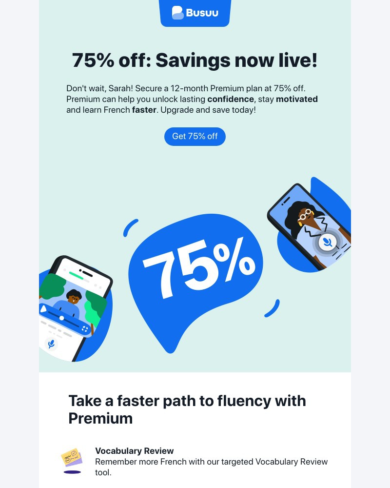 Screenshot of email with subject /media/emails/get-75-off-busuu-premium-for-a-limited-time-df5936-cropped-888a089d.jpg