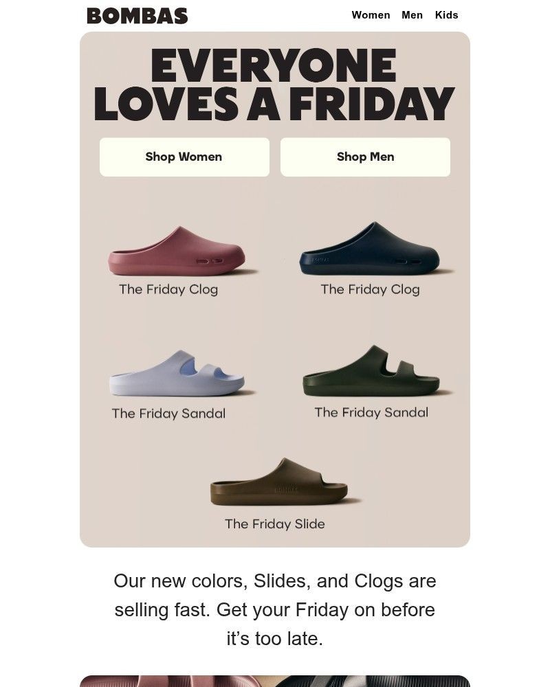 Screenshot of email with subject /media/emails/get-friday-fresh-new-clogs-colors-eb71d0-cropped-b6d2899a.jpg