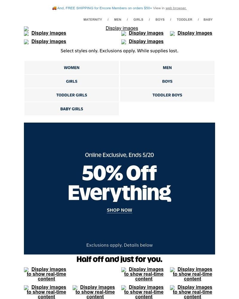 Screenshot of email with subject /media/emails/get-pumped-12-under-summer-deals-50-off-everything-else-c428df-cropped-5ea72f27.jpg