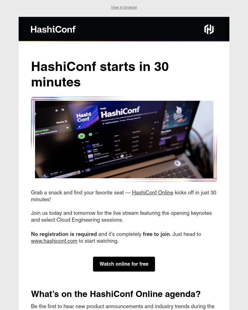 Screenshot of email with subject /media/emails/get-ready-hashiconf-starts-in-30-min-watch-live-now-c94c7e-cropped-42b31751.jpg