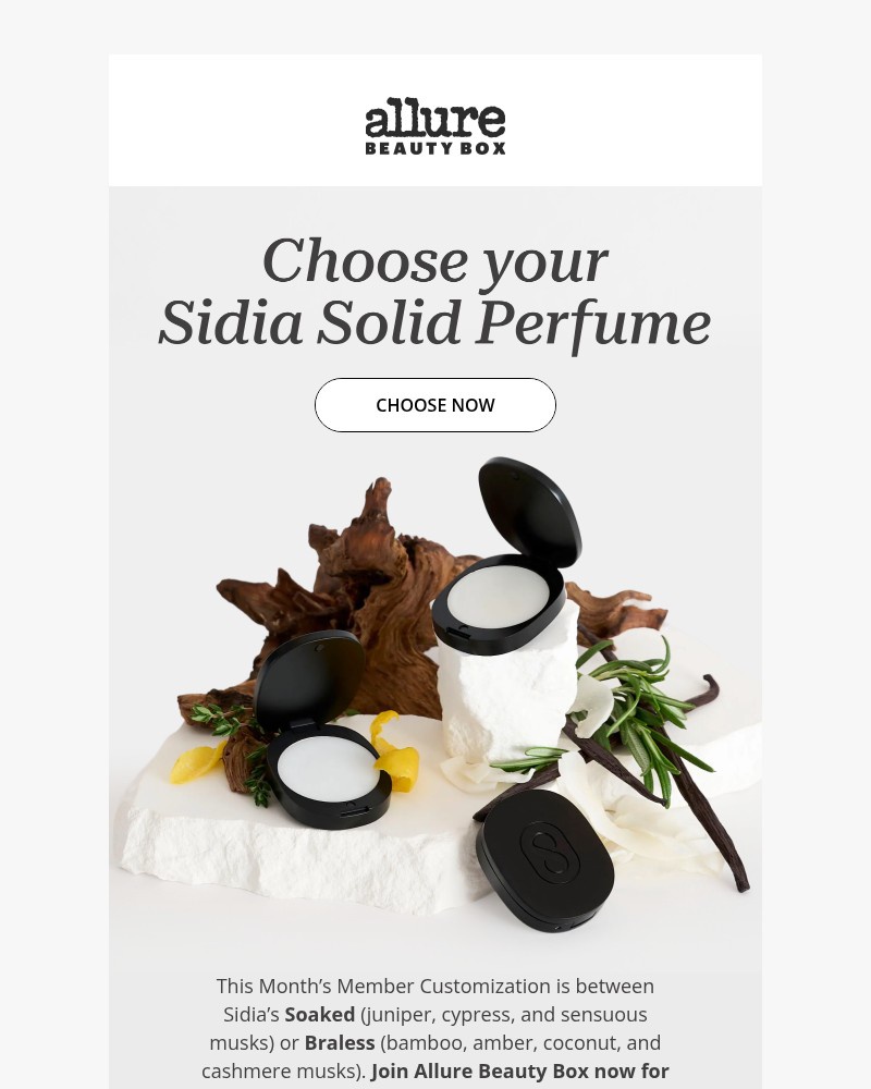 Screenshot of email sent to a Glamour Newsletter subscriber