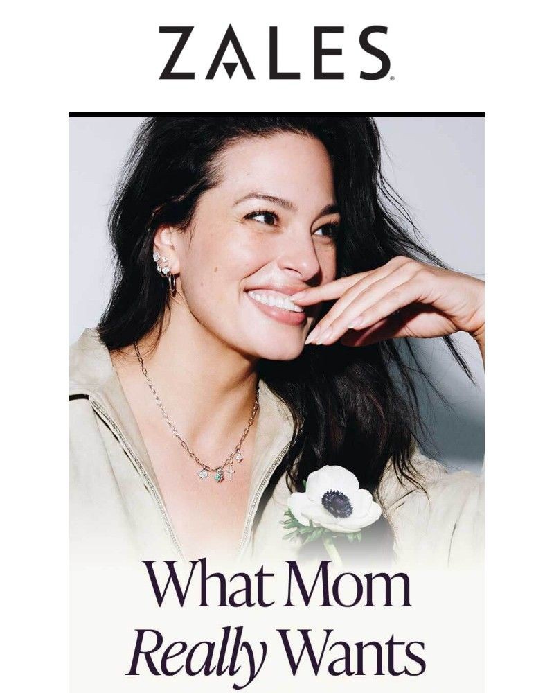 Screenshot of email sent to a Zales Newsletter subscriber