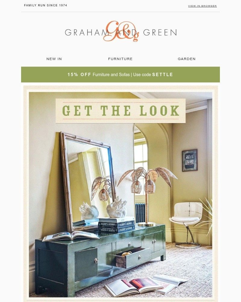 Screenshot of email sent to a Graham and Green Cart abandoner