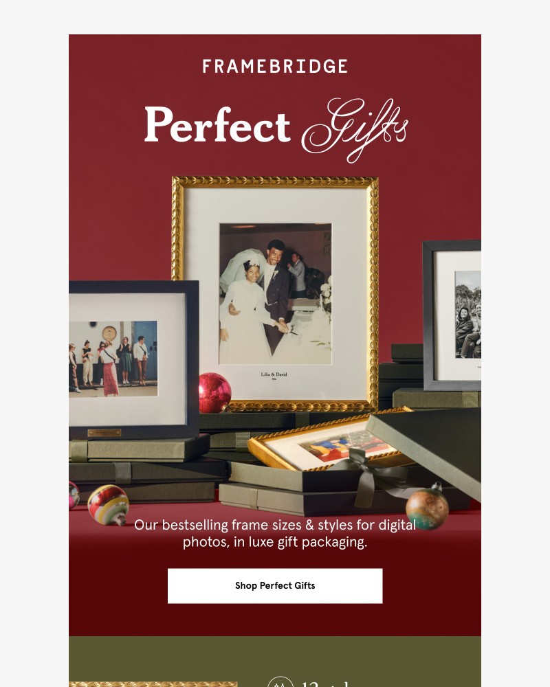 Screenshot of email sent to a Fleur & Bee Customer