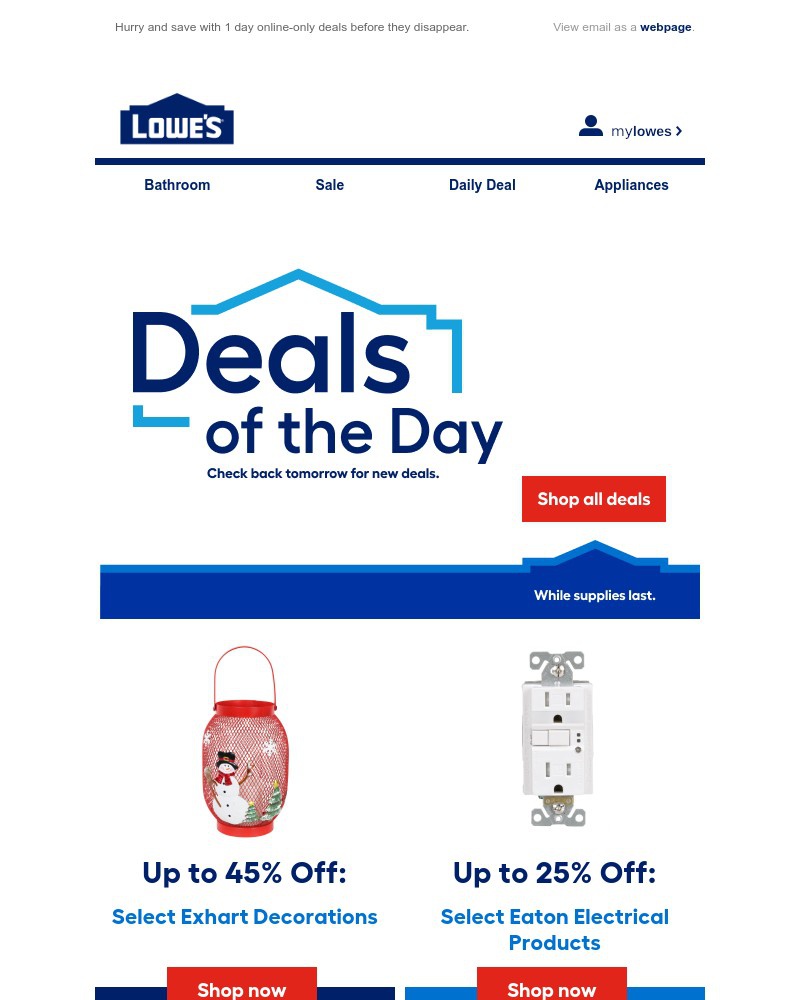 Lowe's - Latest Emails, Sales & Deals