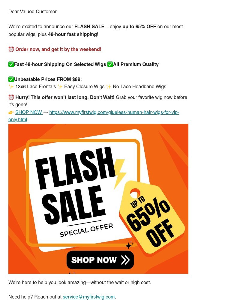 Screenshot of email with subject /media/emails/get-wigs-by-the-weekendup-to-65-off-flash-sale-same-quality-411ff6-cropped-e3f58ea3.jpg