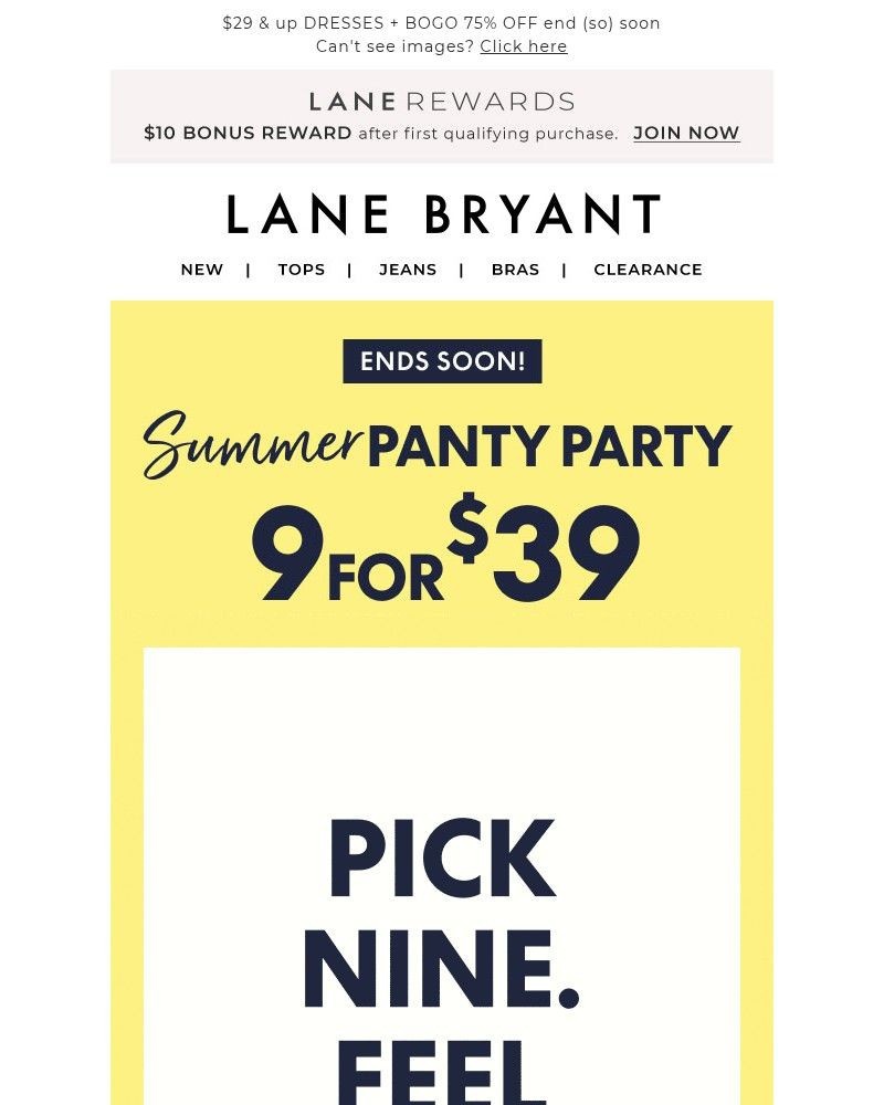 Screenshot of email with subject /media/emails/get-your-939-panty-party-on-while-it-lasts-a9a915-cropped-94d0faed.jpg