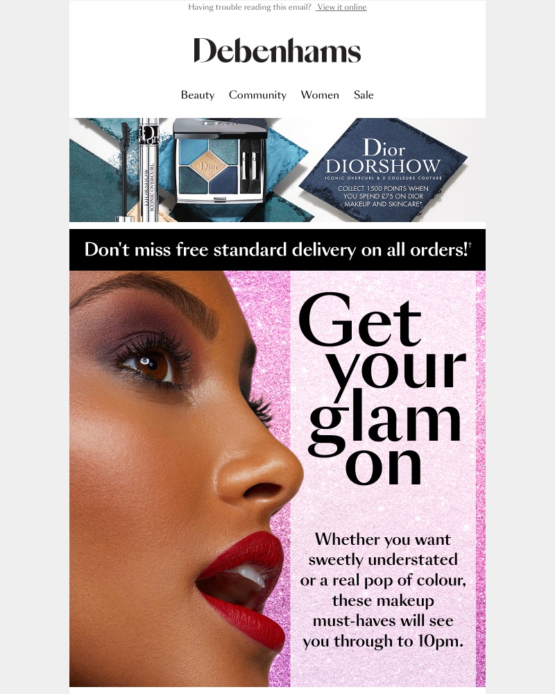 Screenshot of email with subject /media/emails/get-your-glam-on-with-free-delivery-c71809-cropped-30e217cf.jpg