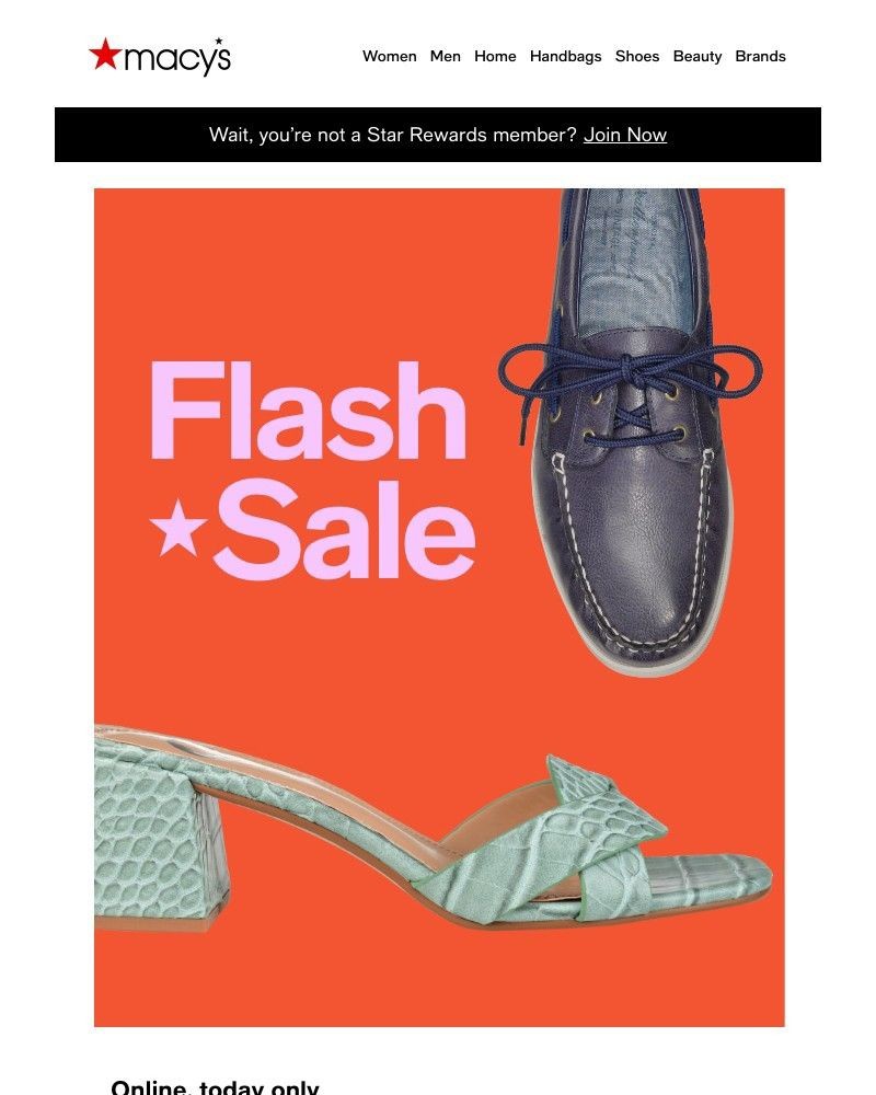 Screenshot of email with subject /media/emails/getting-ready-for-summer-flash-sale-50-65-off-shoesonline-today-only-58d59e-cropp_kcWeMK6.jpg