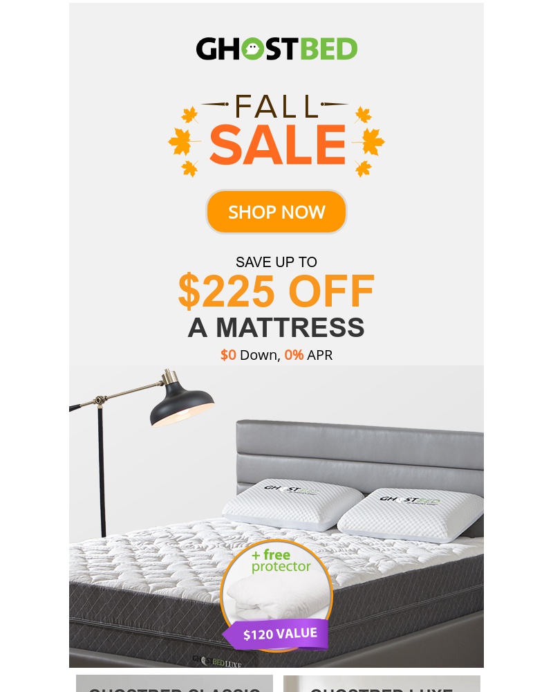 Screenshot of email with subject /media/emails/ghostbed-fall-sale-up-to-225-off-free-protector-cropped-229ed8df.jpg