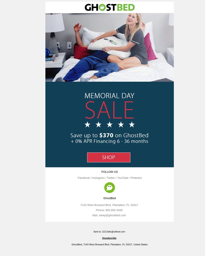 Screenshot of email with subject /media/emails/ghostbed-memorial-day-presale-save-370-free-and-fast-shipping-cropped-c8957beb.jpg