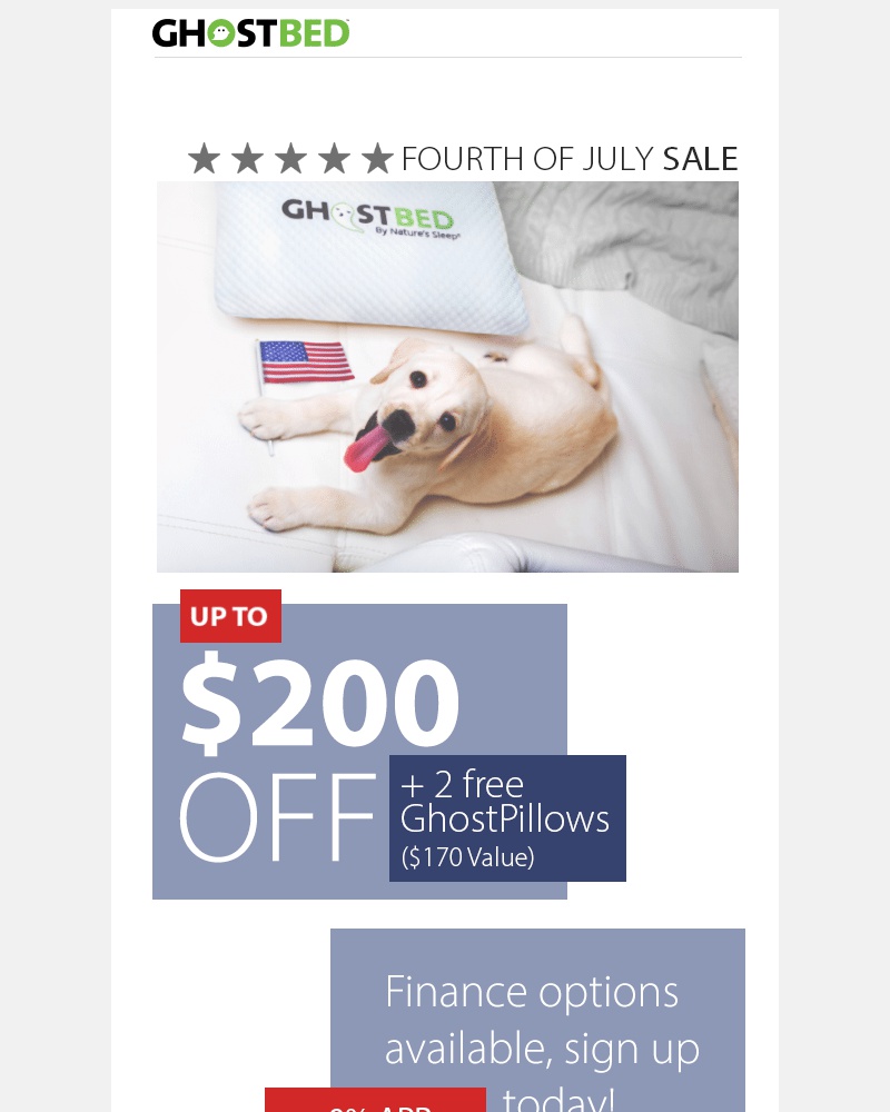 Screenshot of email with subject /media/emails/ghostbeds-4th-of-july-sale-save-up-to-200-off-2-free-ghostpillows-with-a-ghostbed_EPXithQ.jpg