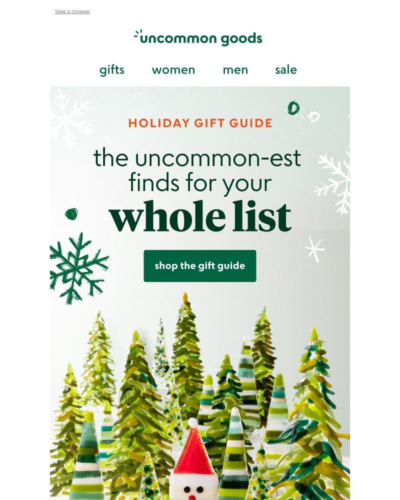 Screenshot of email with subject /media/emails/gift-guide-the-uncommon-est-finds-for-your-whole-list-e78ec3-cropped-aca9c078.jpg