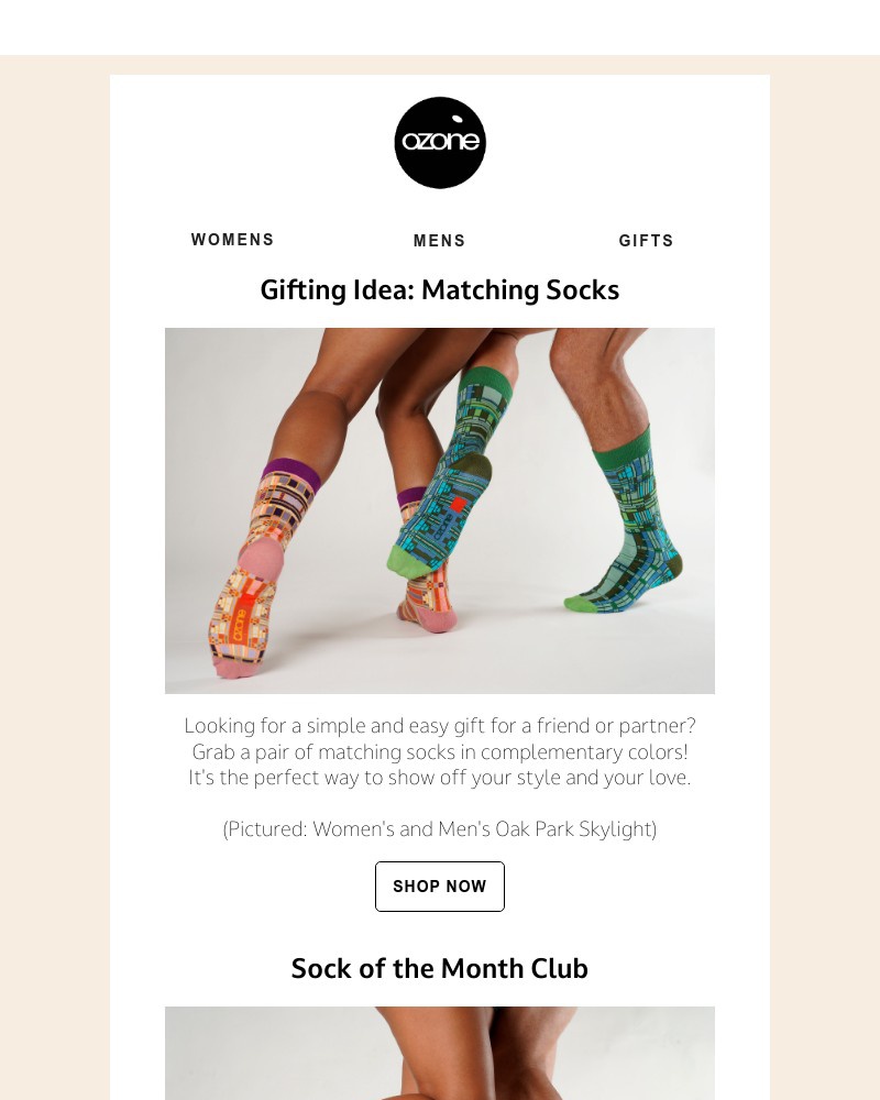 Screenshot of email with subject /media/emails/gifting-idea-matching-socks-701e4d-cropped-70e2b6ff.jpg