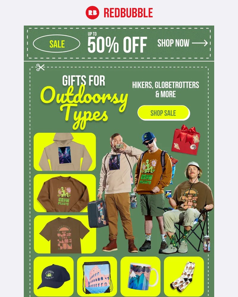 Screenshot of email with subject /media/emails/gifts-for-outdoorsy-types-hiking-hoodies-travel-stickers-41dbae-cropped-cf5a5de8.jpg