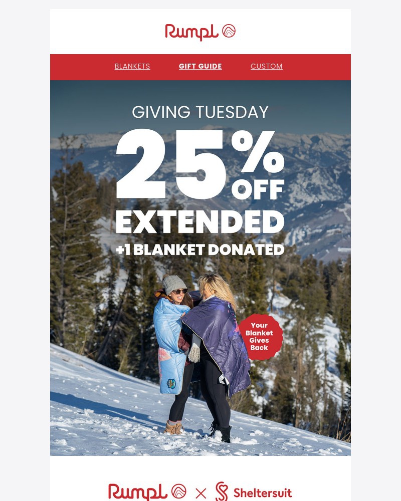 Screenshot of email with subject /media/emails/giving-tuesday-1-order-1-blanket-donated-25-off-d99503-cropped-8903455f.jpg