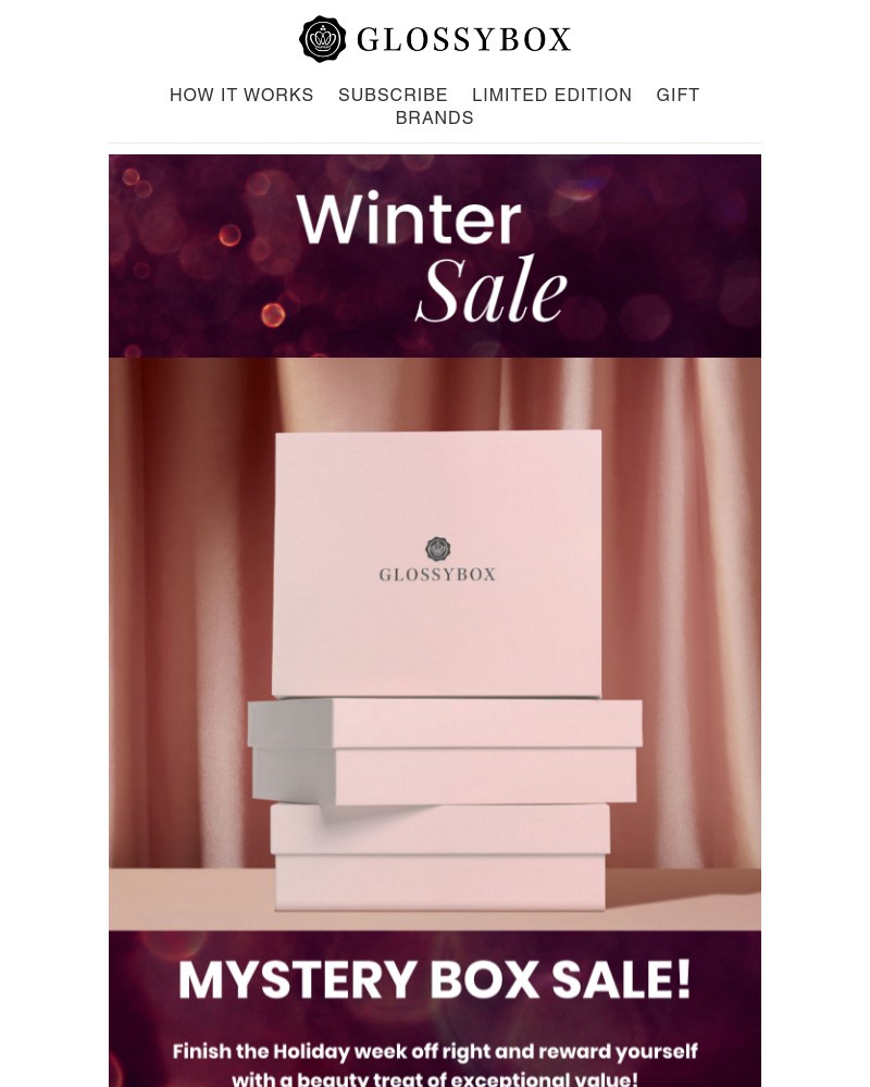 Screenshot of email with subject /media/emails/glossybox-winter-sale-2021-is-here-ef58db-cropped-2317869e.jpg