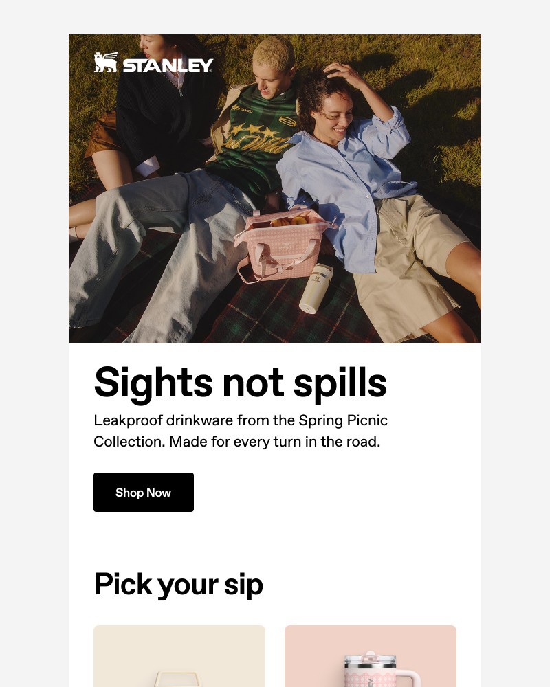 Screenshot of email sent to a Stanley Newsletter subscriber