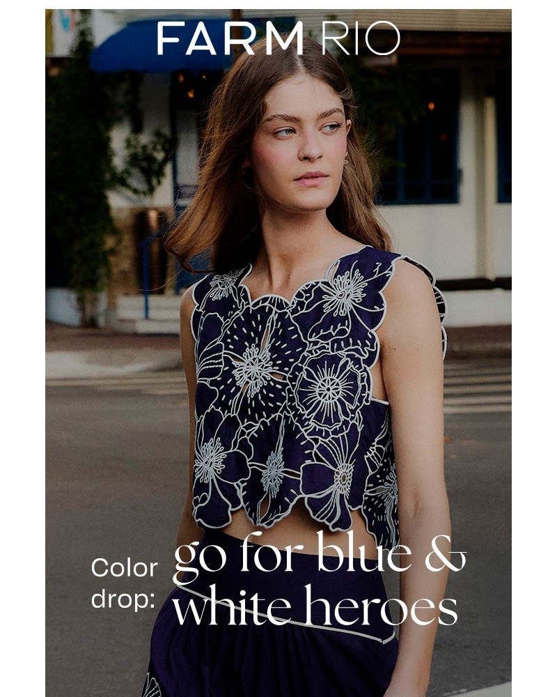 Screenshot of email sent to a Farm Rio Newsletter subscriber