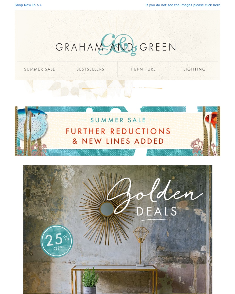 Screenshot of email with subject /media/emails/go-for-gold-in-our-summer-sale-graham-and-green-cropped-300449f8.jpg