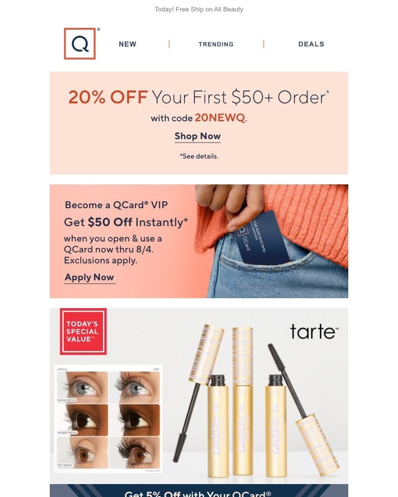 Screenshot of email with subject /media/emails/go-for-the-glam-with-tarte-get-20-off-fdf50f-cropped-5f028196.jpg