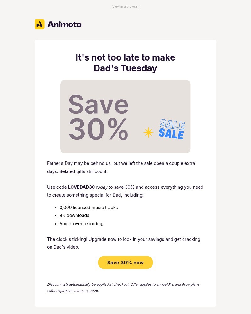 Screenshot of email with subject /media/emails/going-going-almost-gone-fathers-day-savings-586a0f-cropped-7f2d5567.jpg