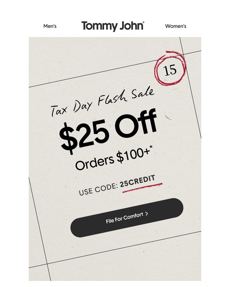 Screenshot of email with subject /media/emails/good-news-25-credit-for-tax-day-5d31dc-cropped-ba701813.jpg