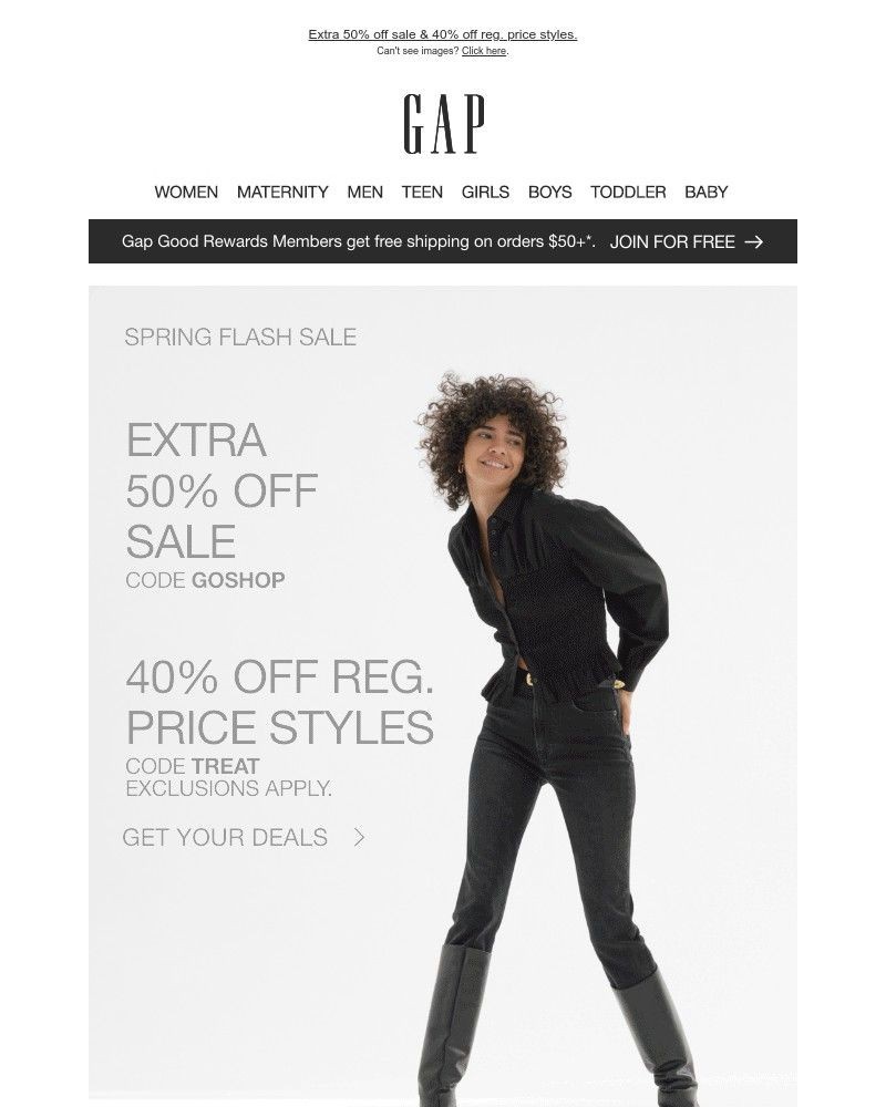 Screenshot of email with subject /media/emails/good-news-50-off-sale-40-off-more-46620d-cropped-00b52e1e.jpg